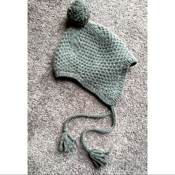 J Crew Wool/Angora/Cashmere Pom Hat